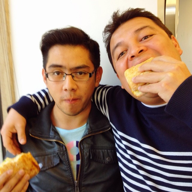 Friends selfie with Breakfast Basile